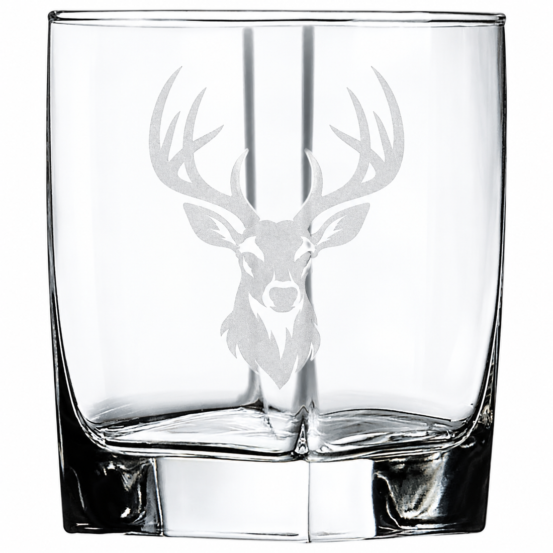 Polar Camel 12 oz. Square Double Old Fashioned — sample laser engraving