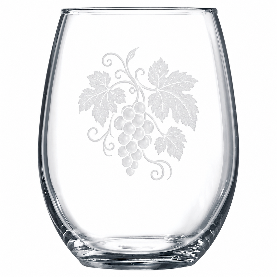 Polar Camel 15 oz. Stemless Wine Glass — sample laser engraving