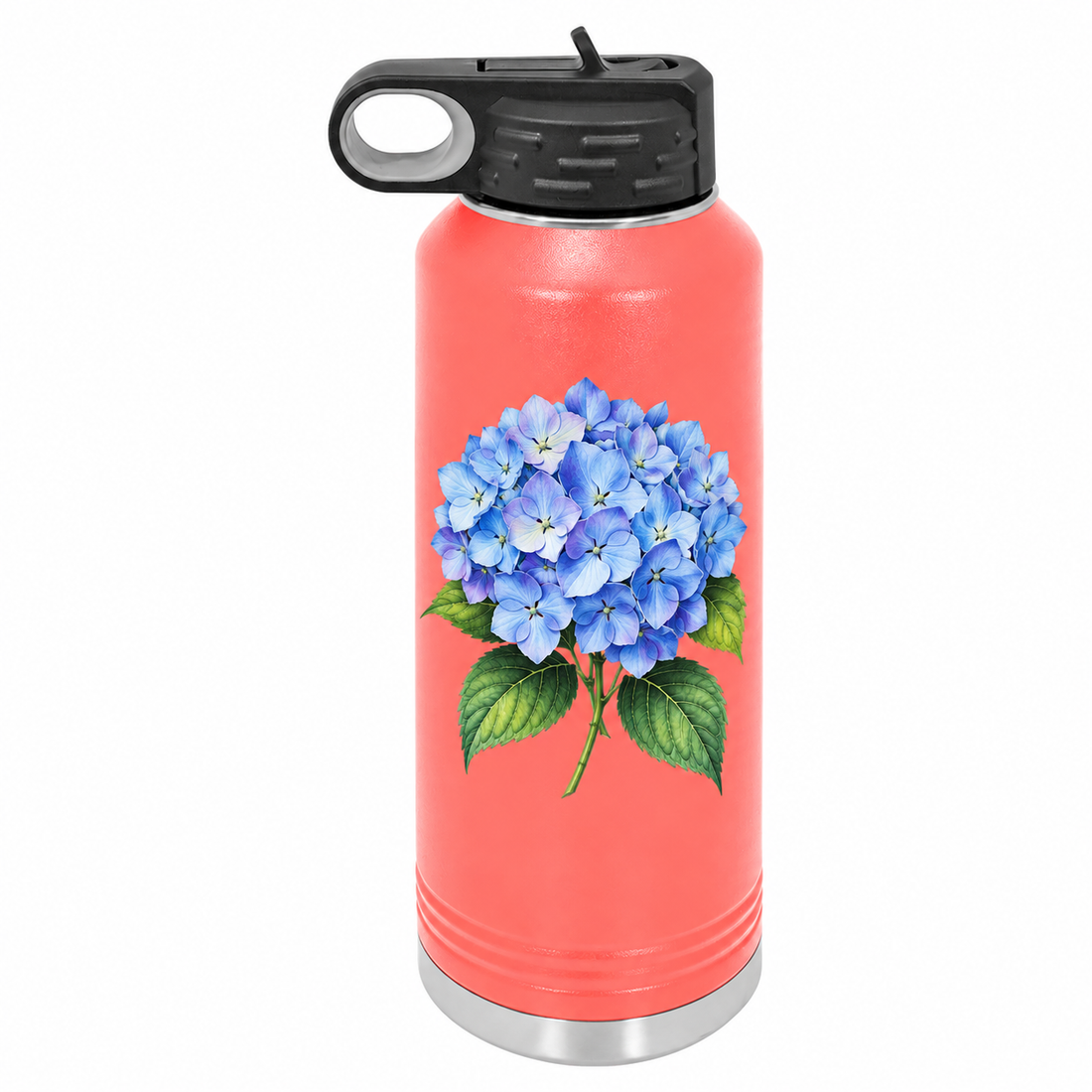 Polar Camel 40 oz. Coral Water Bottle — sample UV print