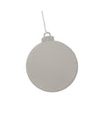 Ball Ornament w/White Tassel