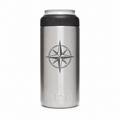 YETI 12 oz Slim Stainless — sample laser engraving