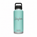 YETI Bottle Seafoam 46 oz — sample personalized laser engraving