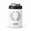 YETI Can 12 oz White — sample laser engraving
