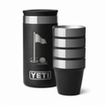 YETI Shot Glass with Carrying Case Black — sample laser engraving